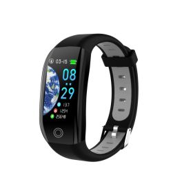 Color Screen F21 Smart Bracelet Monitor Sleep (Option: Black And Gray)