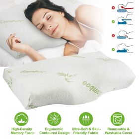 Cervical Pillow for Neck Strain Relief, Memory Foam Neck Pillow for Sleeping, Contour Cooling Pillow for Side Sleeper (size: 1pcs)