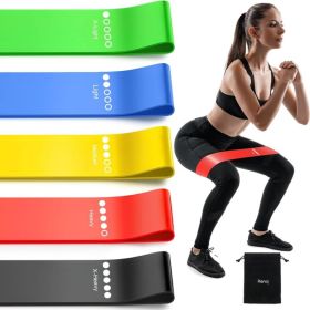 5 Pack Resistance Bands Set  Exercise Bands For Strength Training Yoga And Home Workouts (Option: MULTI)
