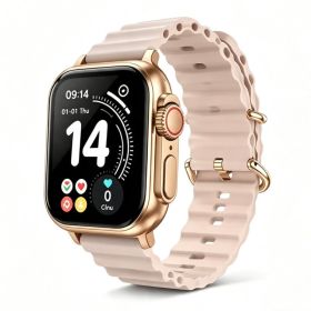 Ten-in-One Smart Watch Set With Wireless Earbuds, Multiple Watch Bands, Magnetic Charger & Protective Case, All-in-One Fitness Smartwatch Gift Bo (Option: Gold)
